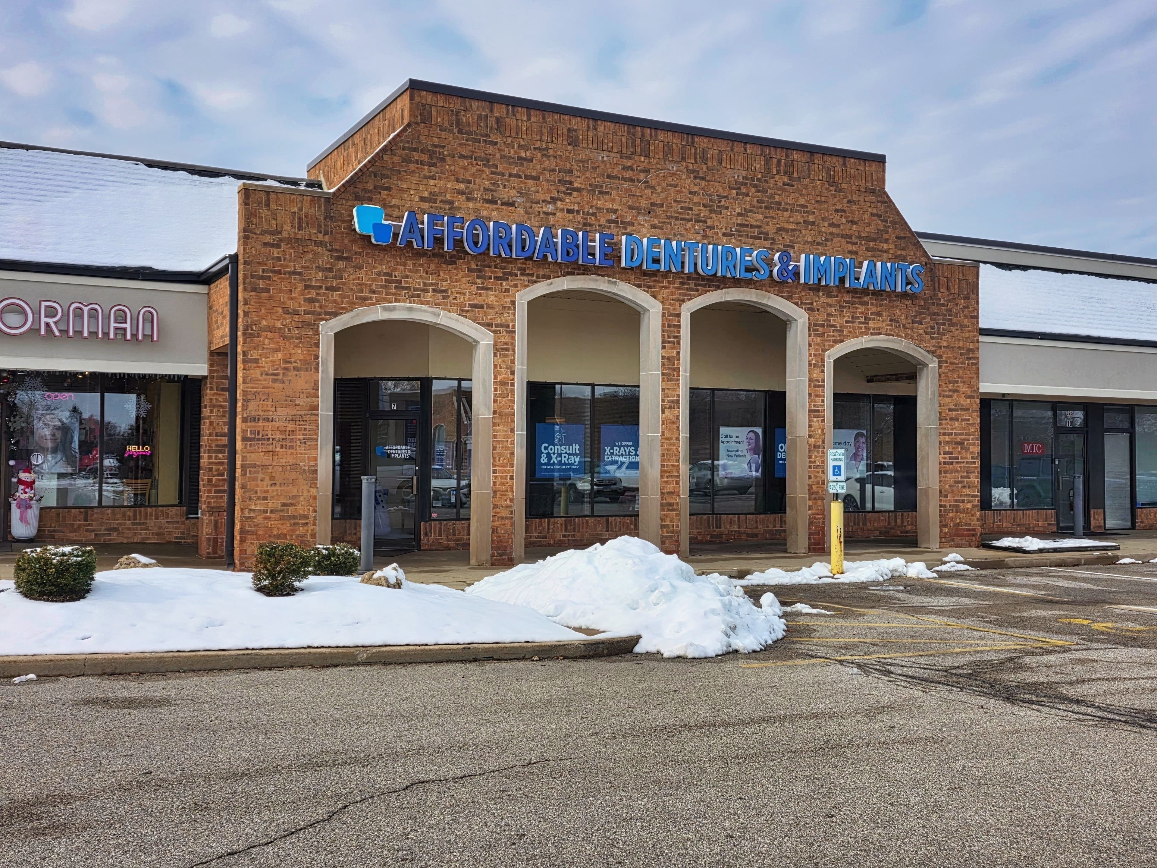 Exterior of Affordable Dentures & Implants in Fairview Heights, IL