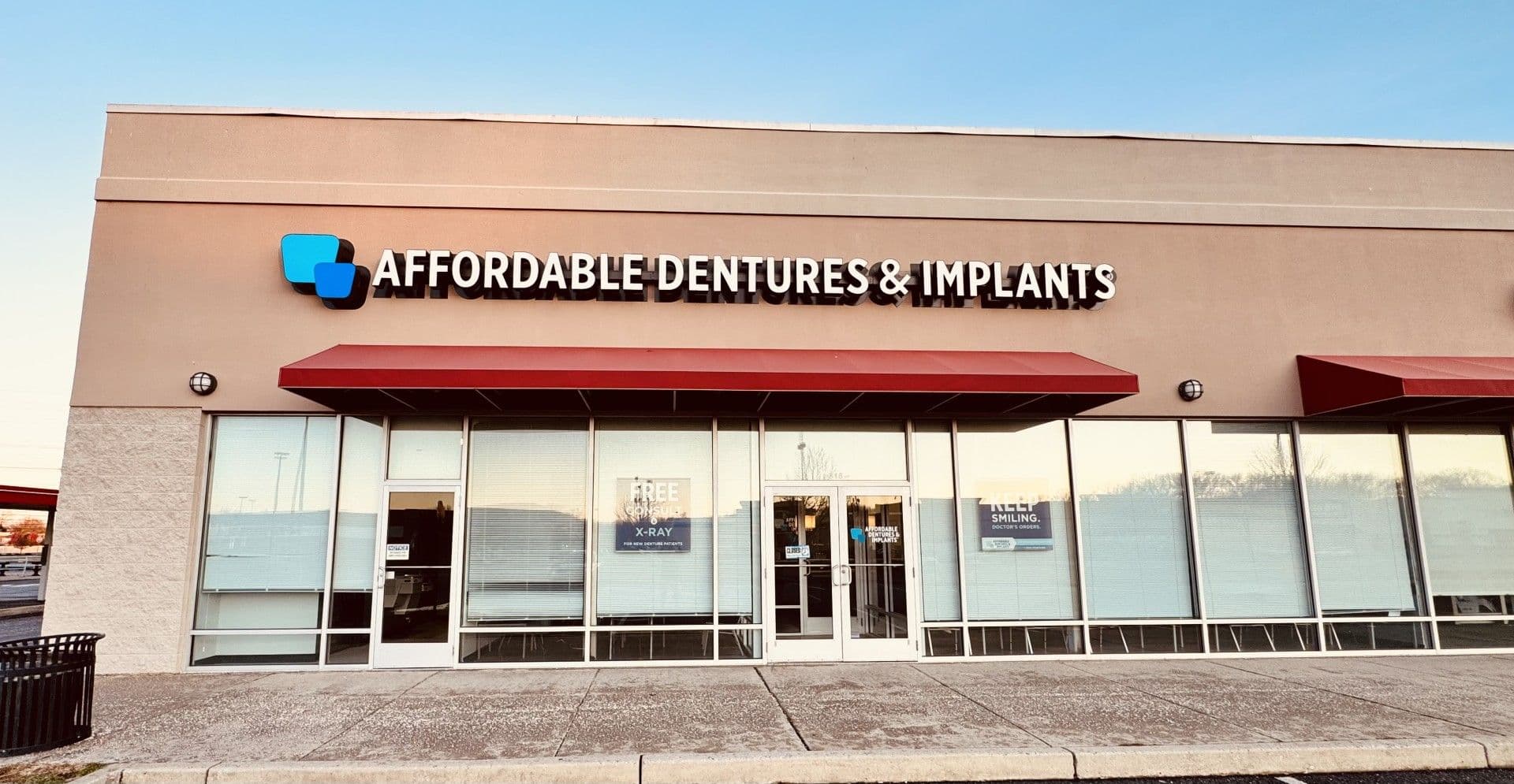 Exterior of Affordable Dentures & Implants in Audubon, NJ