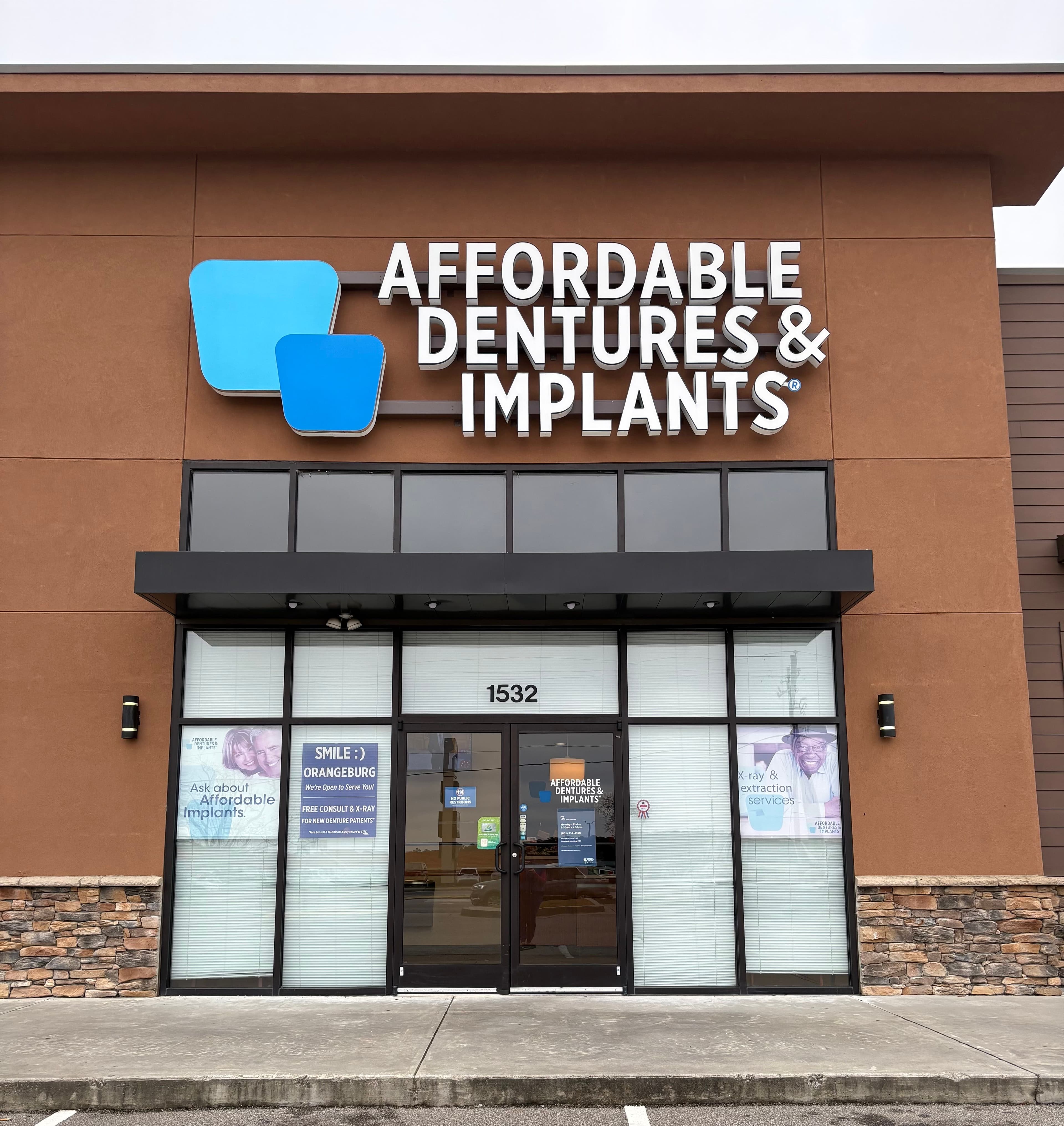 Exterior of Affordable Dentures & Implants in Orangeburg, SC