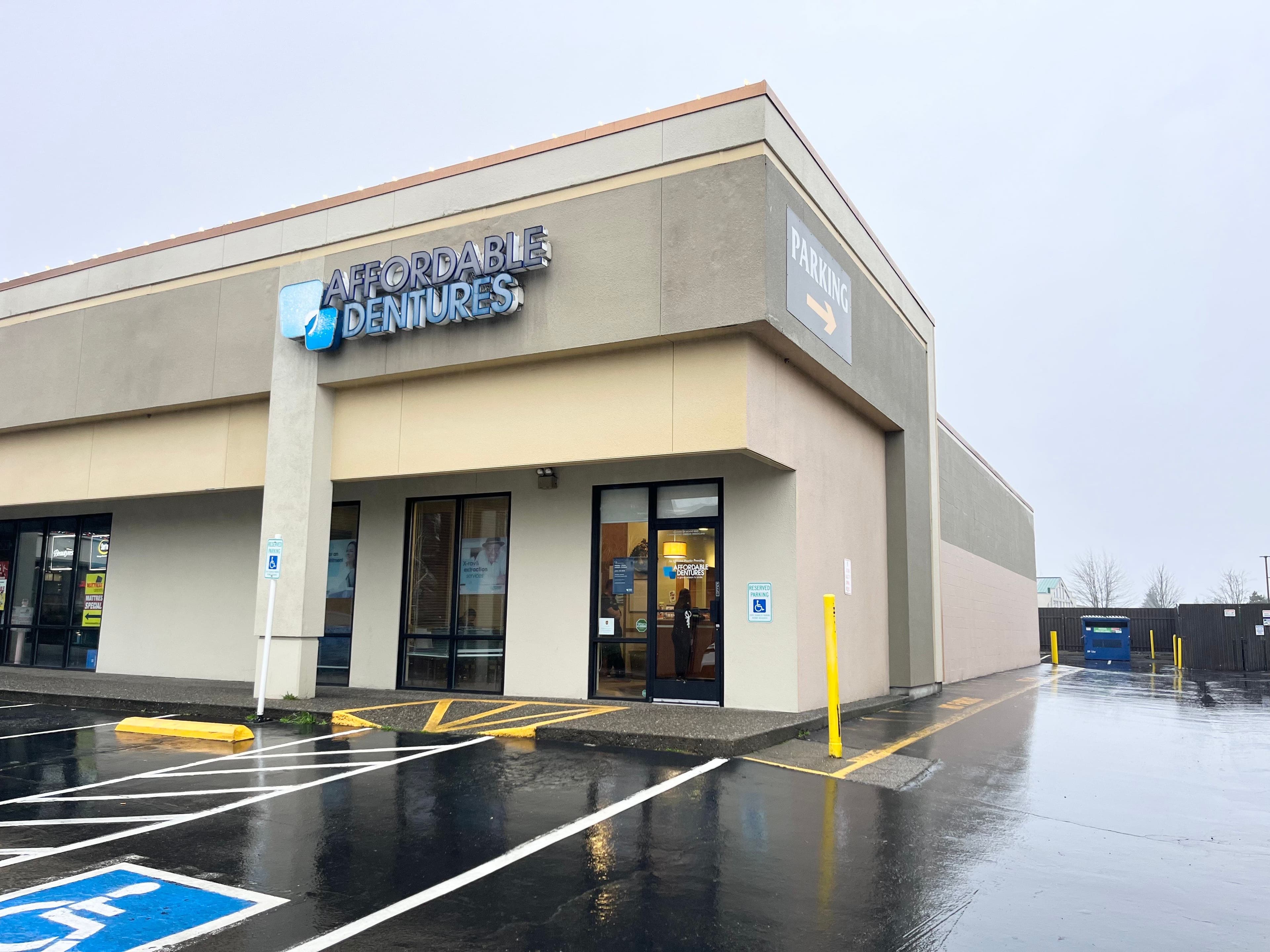 Exterior of Affordable Dentures & Implants in Tacoma, WA