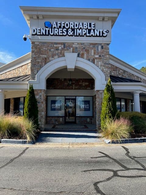 Exterior of Affordable Dentures & Implants in Alpharetta, GA