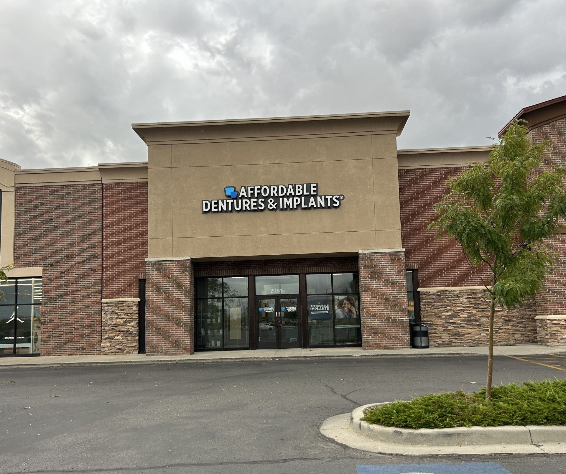Exterior of Affordable Dentures & Implants in West Valley, UT