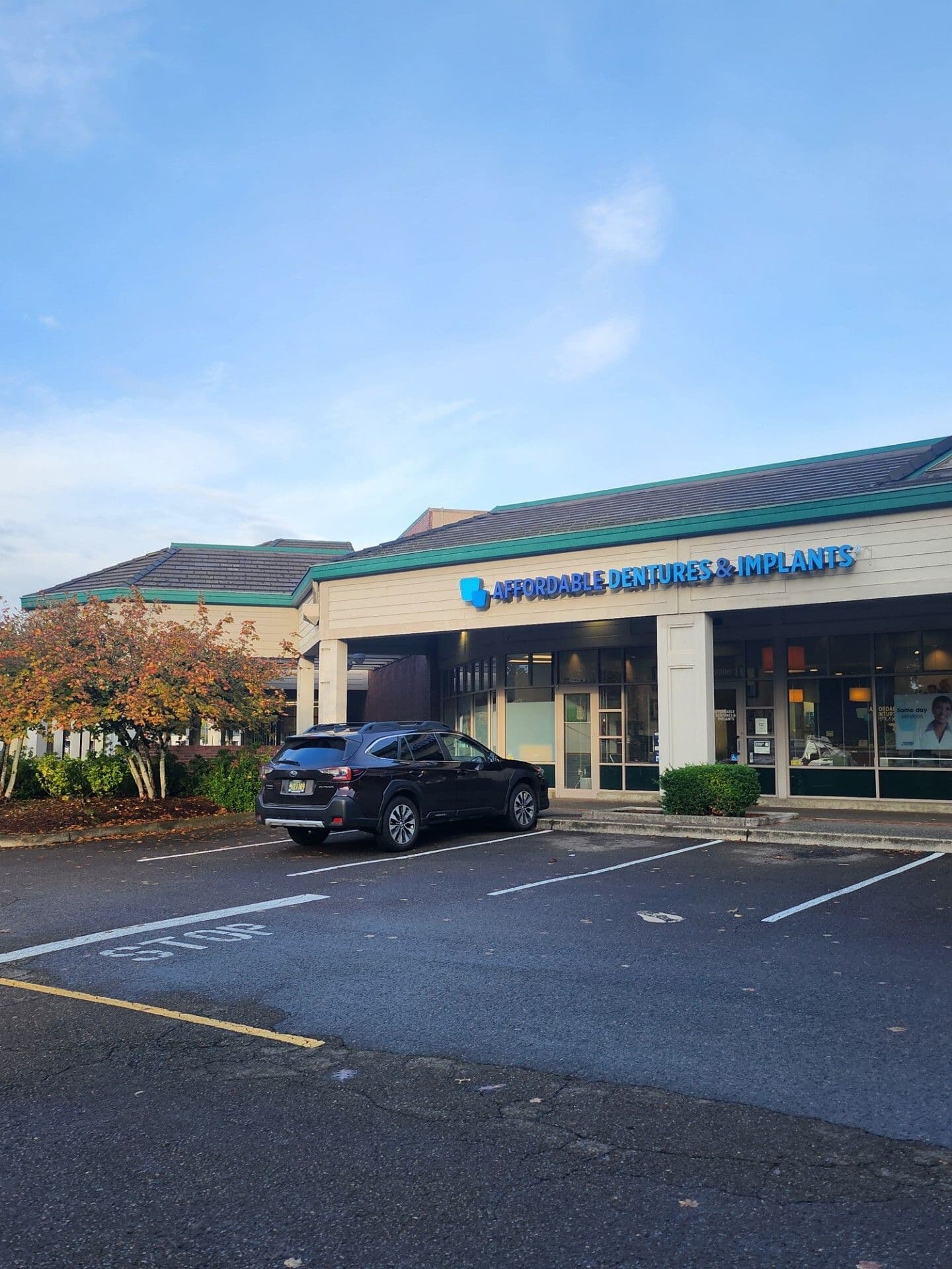 Exterior of Affordable Dentures & Implants in Wilsonville, CO