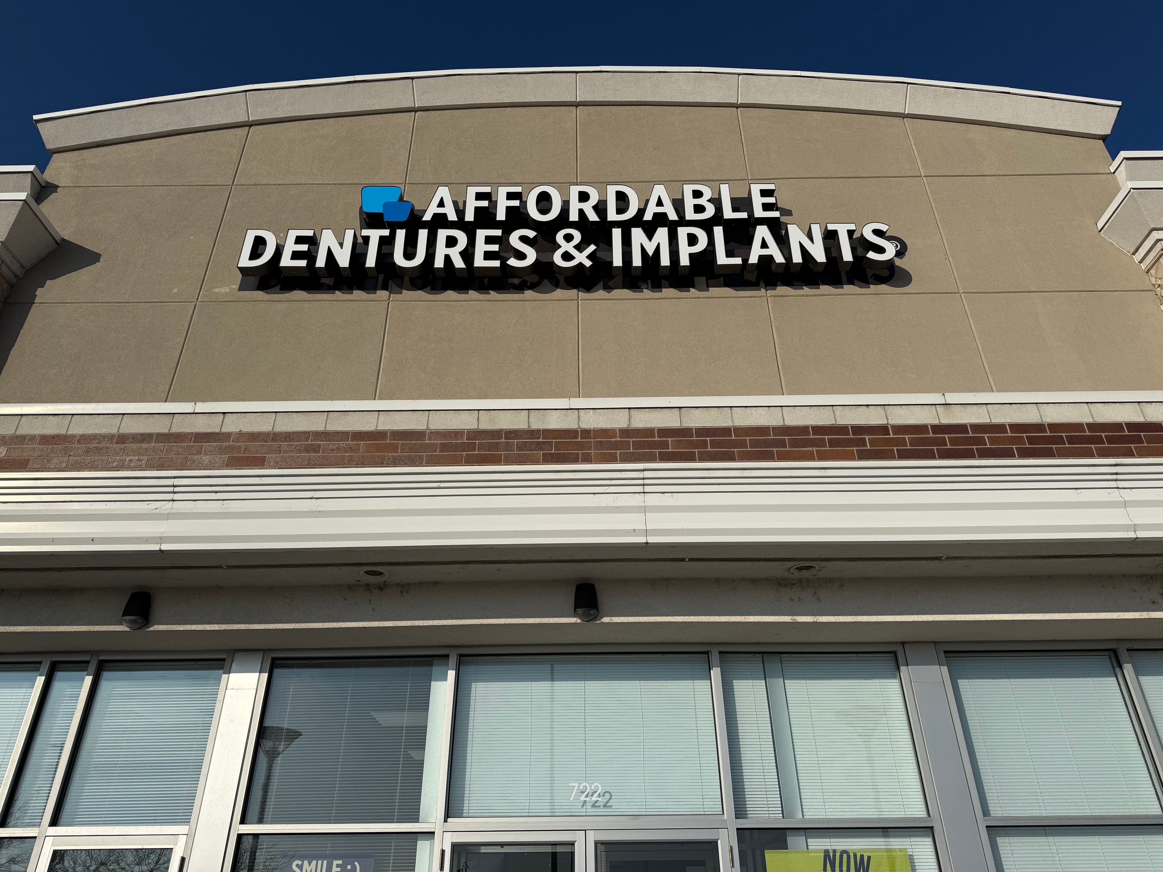 Exterior of Affordable Dentures & Implants in Algonquin, IL