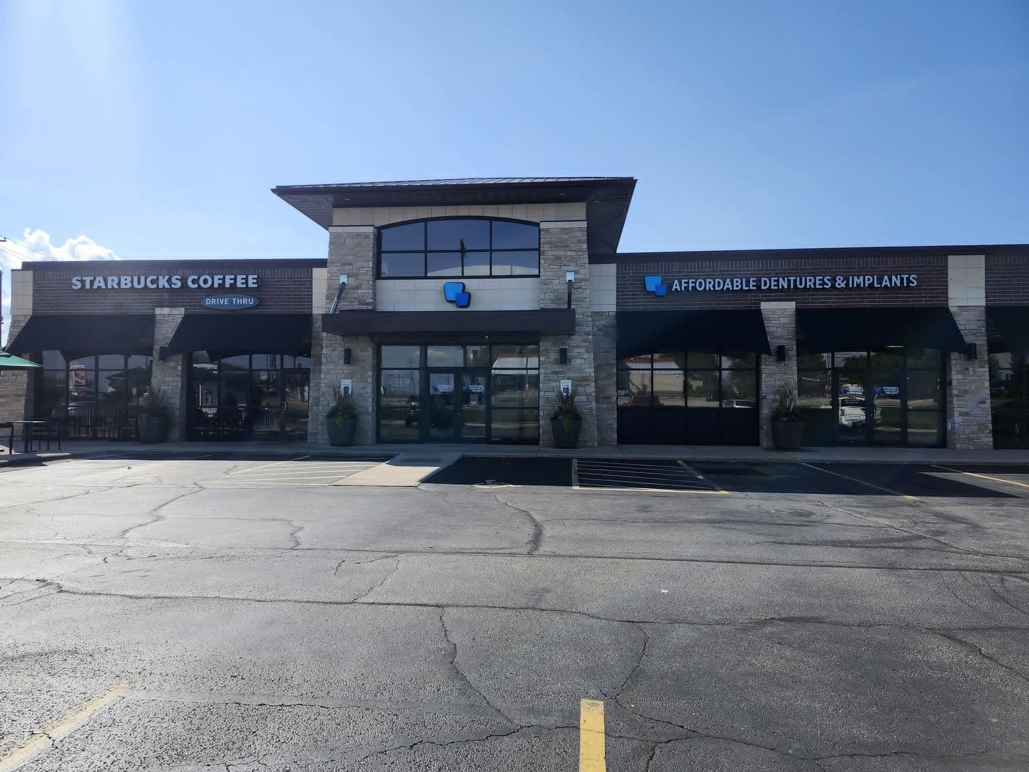 Exterior of Affordable Dentures & Implants in Rockford, IL