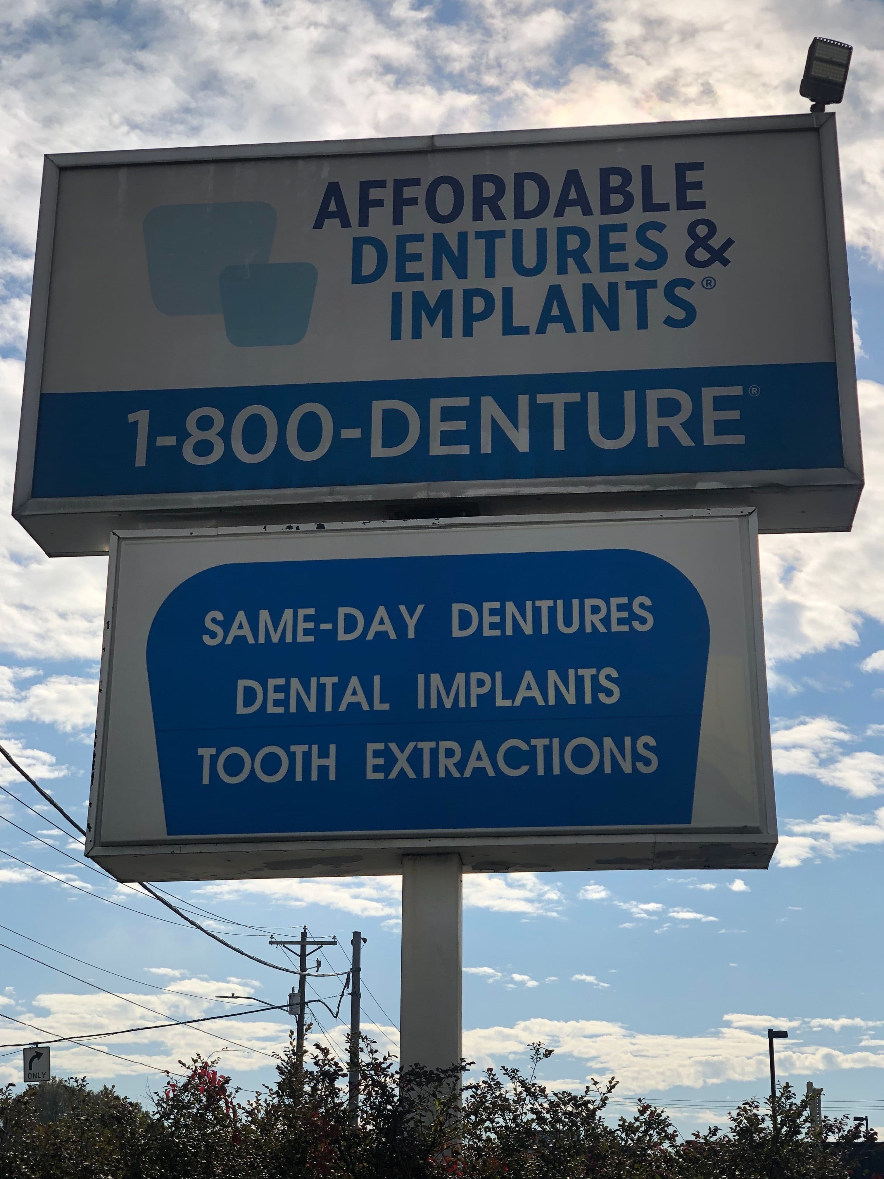 Exterior of Affordable Dentures & Implants in North Charleston, SC