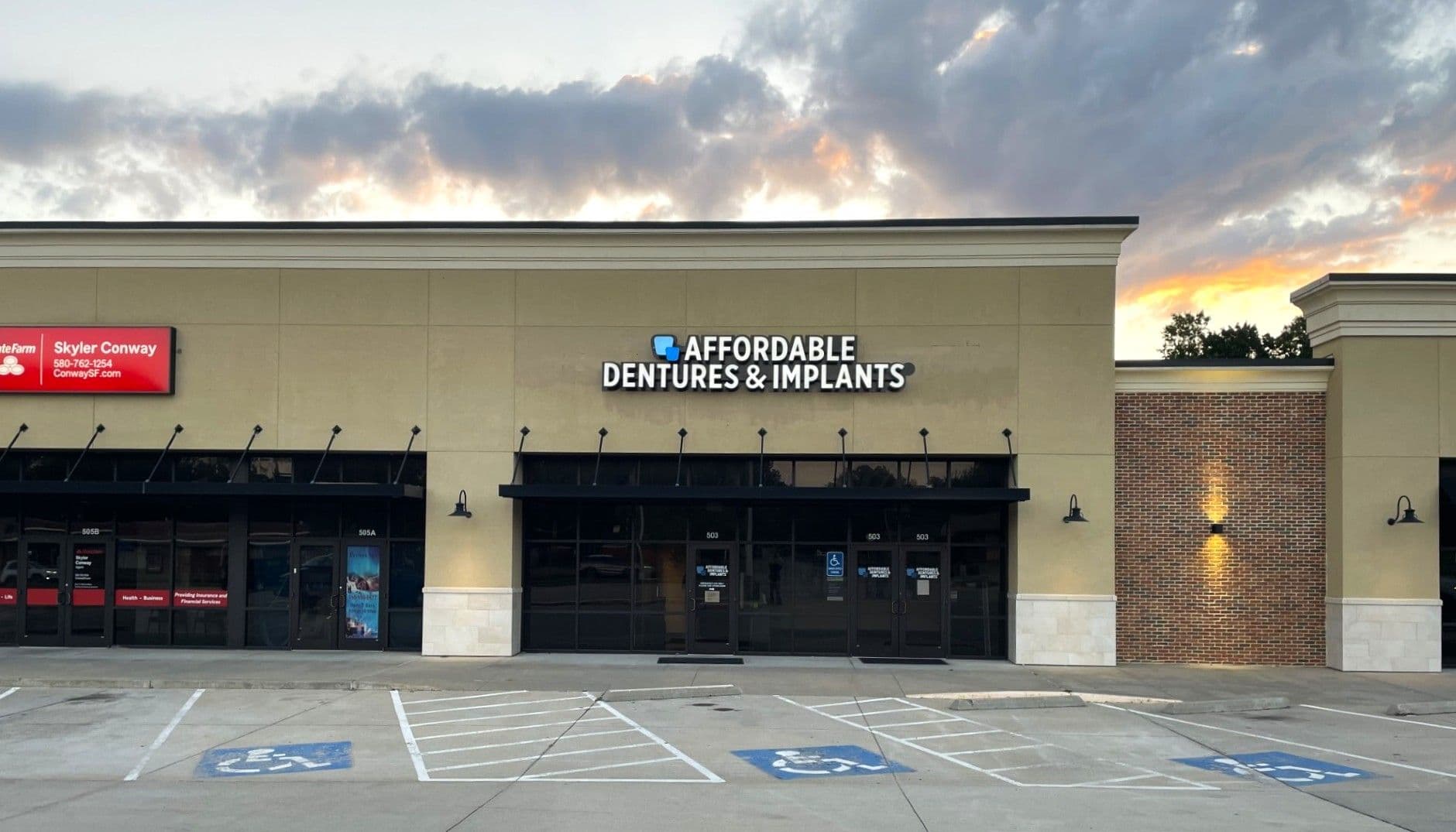 Exterior of Affordable Dentures & Implants in Ponca City, OK