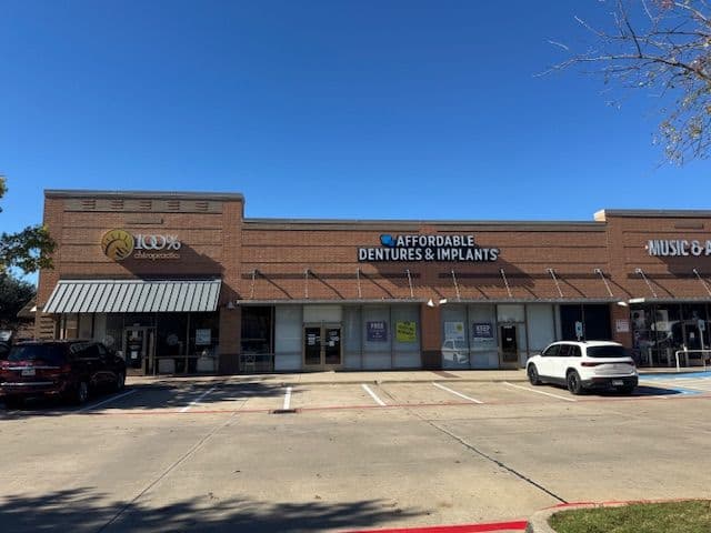 Exterior of Affordable Dentures & Implants in McKinney, TX