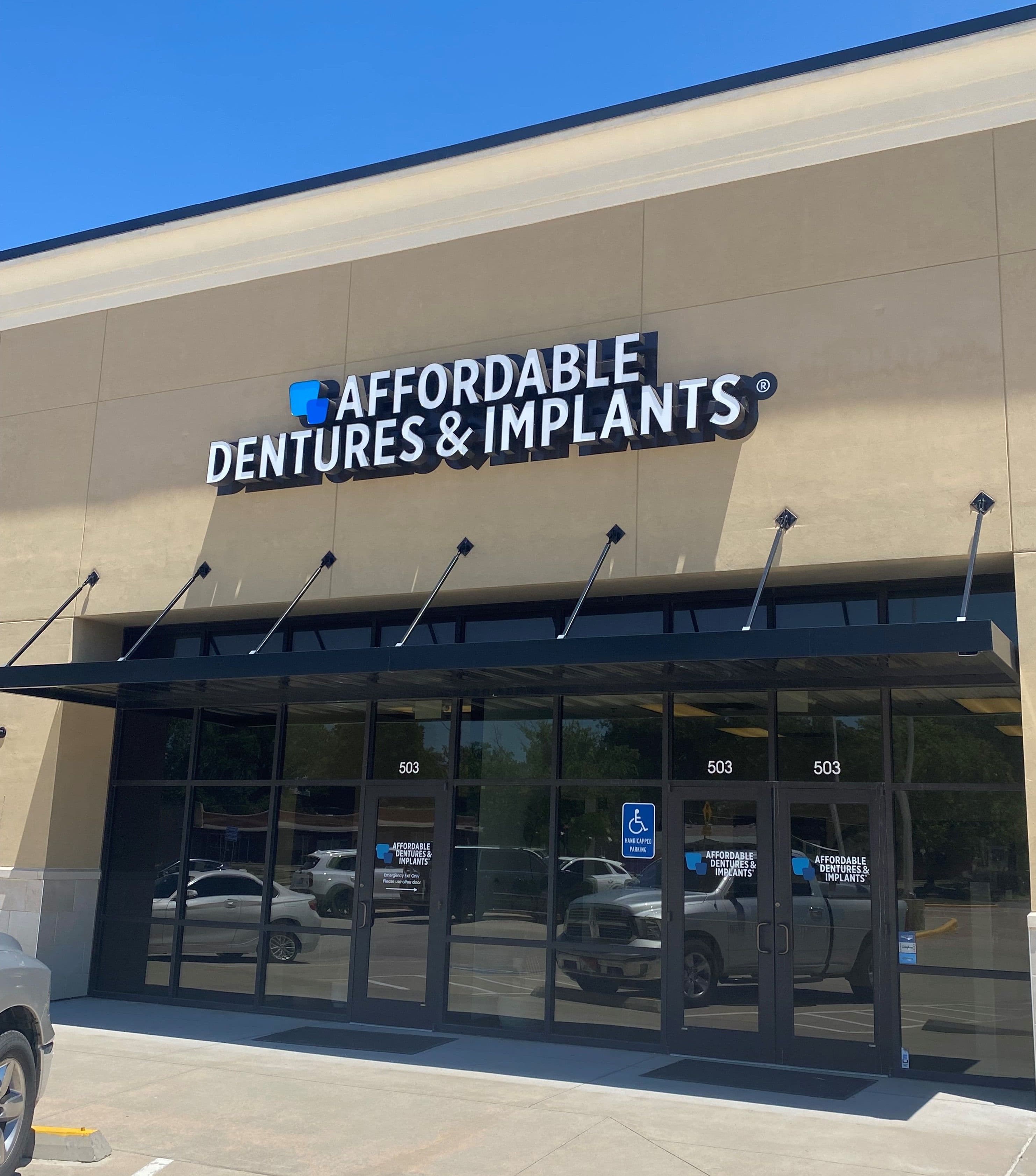 Exterior of Affordable Dentures & Implants in Ponca City, OK