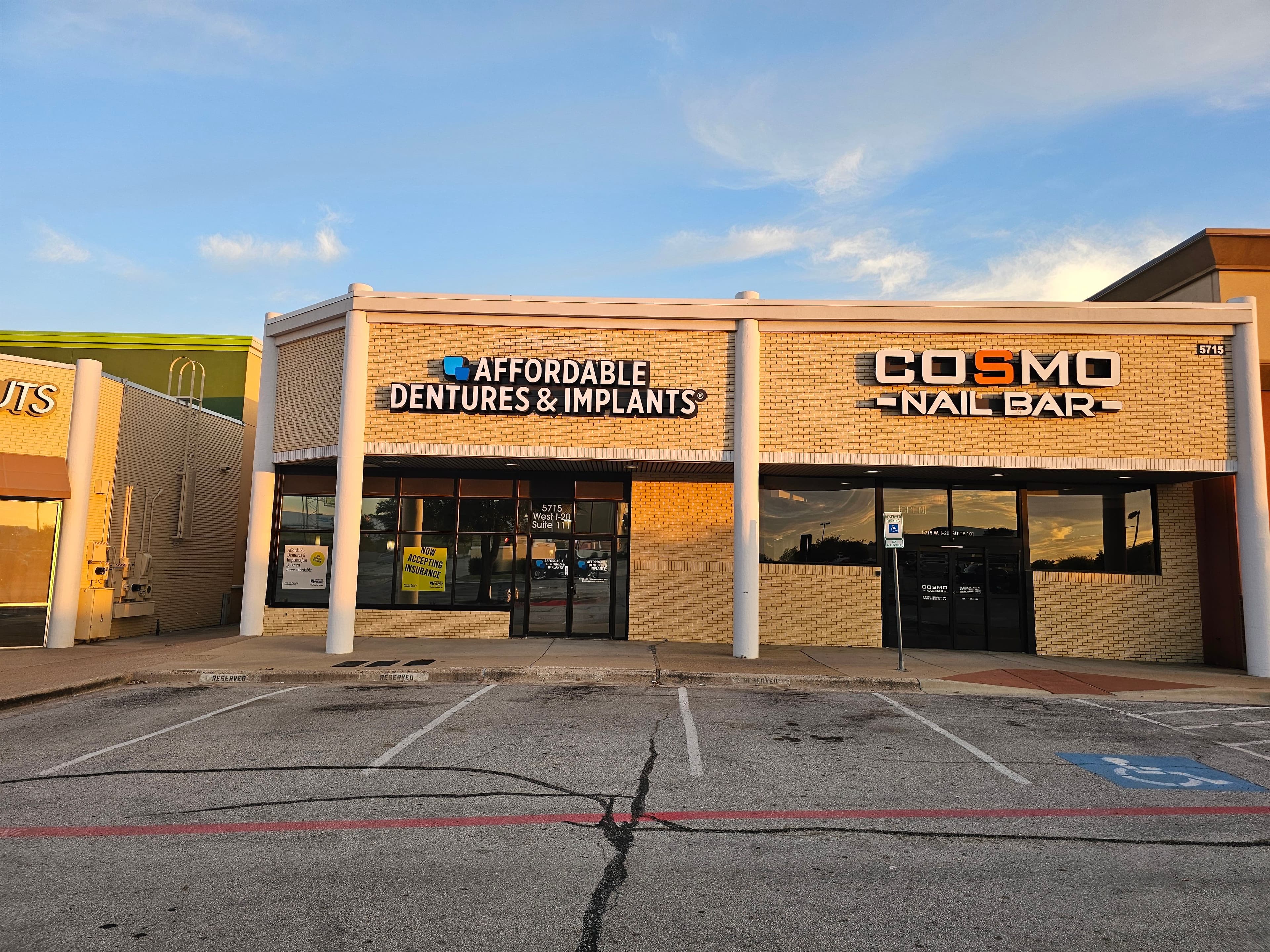 Exterior of Affordable Dentures & Implants in Arlington, TX