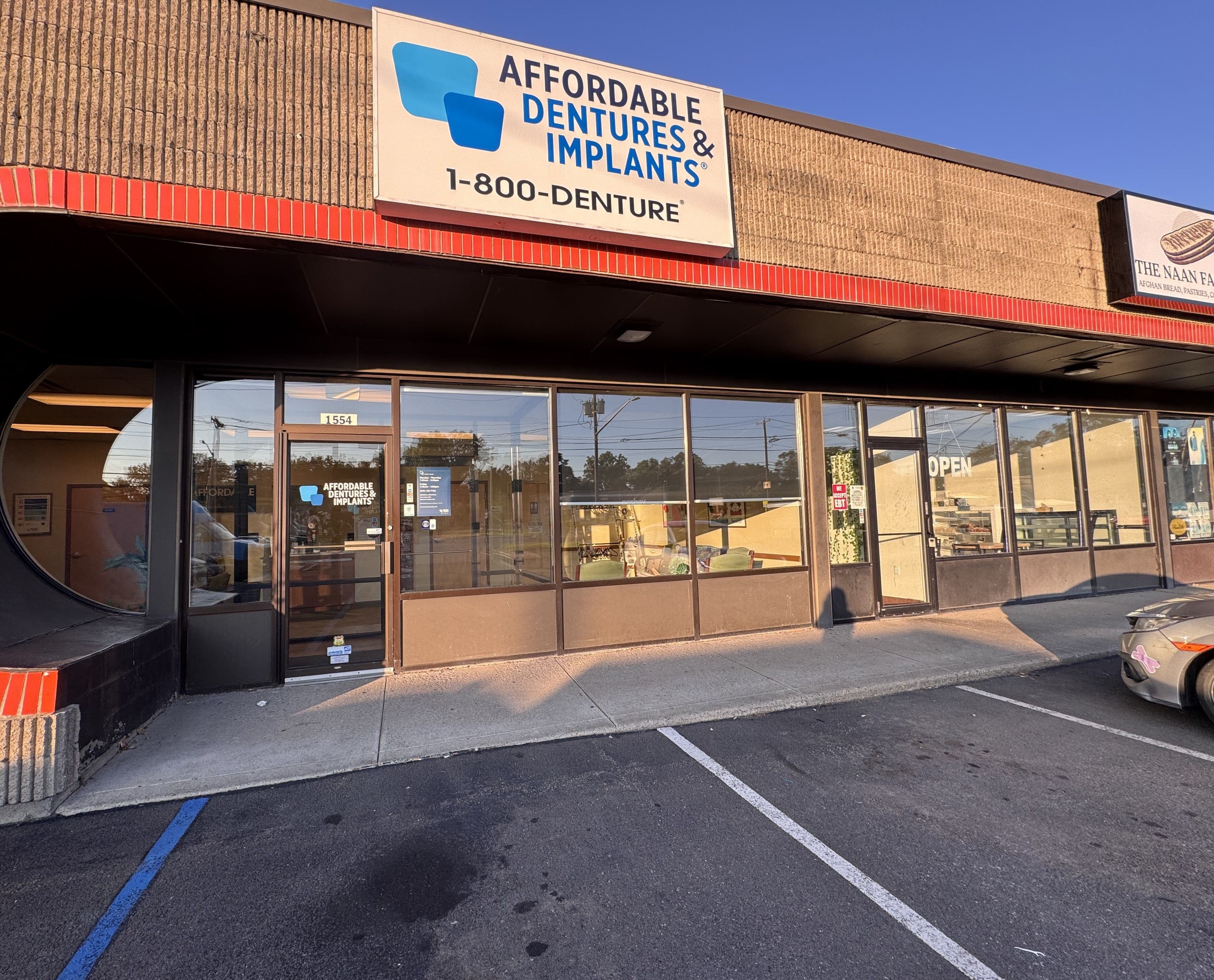 Exterior of Affordable Dentures & Implants in Albany NY
