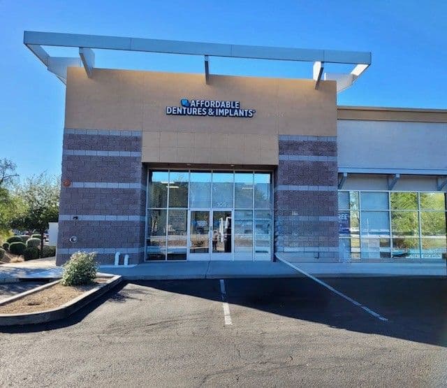 Exterior of Affordable Dentures & Implants in Avondale, AZ