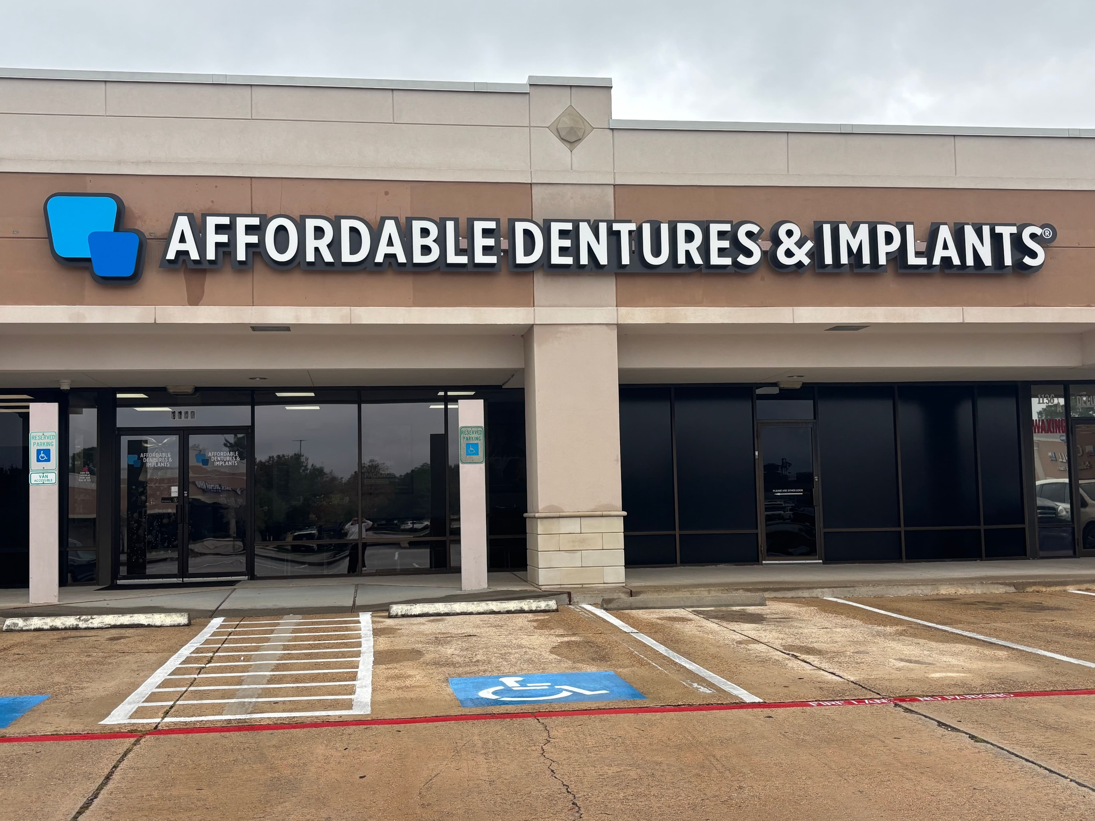 Exterior of Affordable Dentures & Implants in Conroe, TX