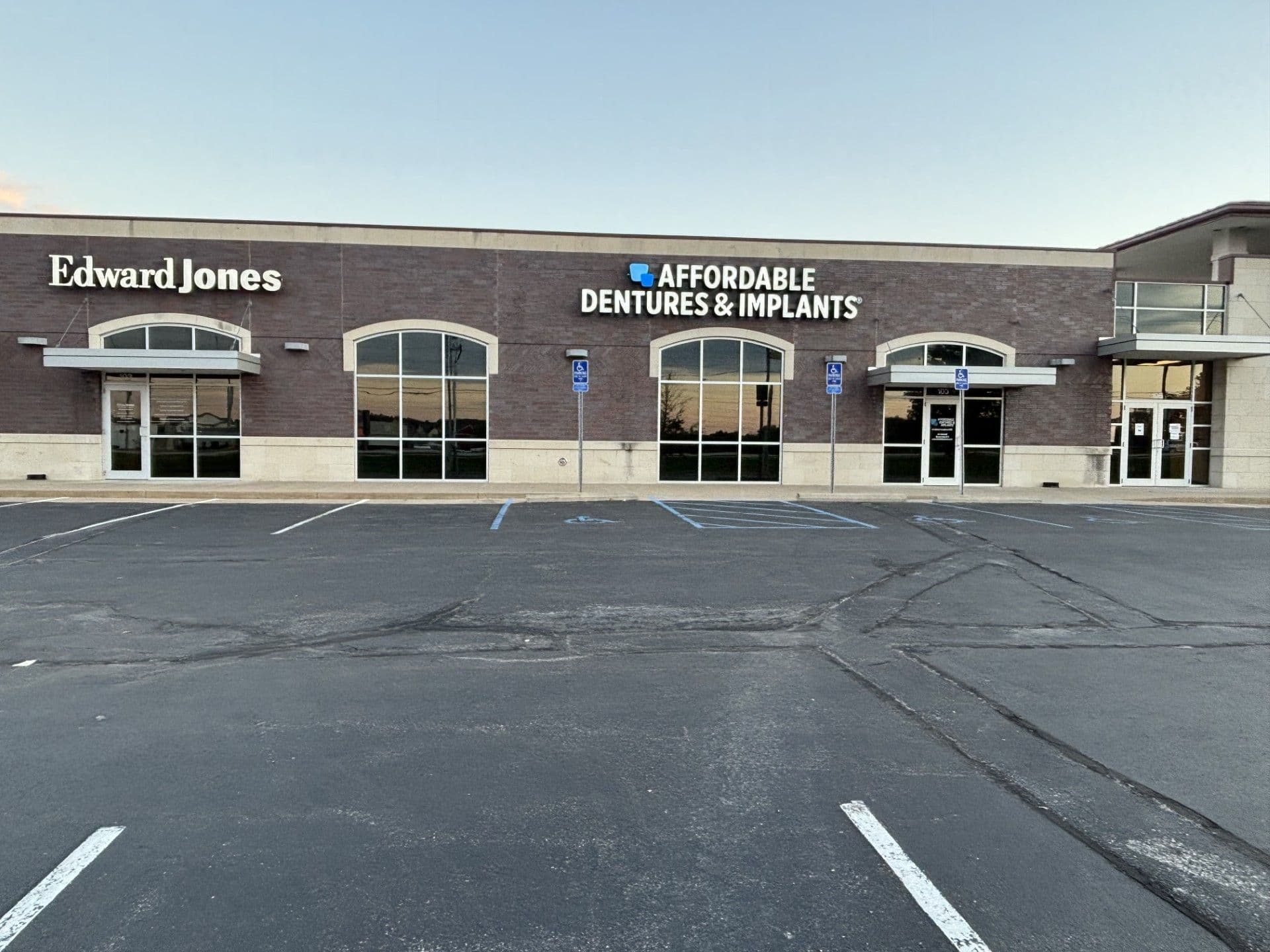 Exterior of Affordable Dentures & Implants in Columbia, MO