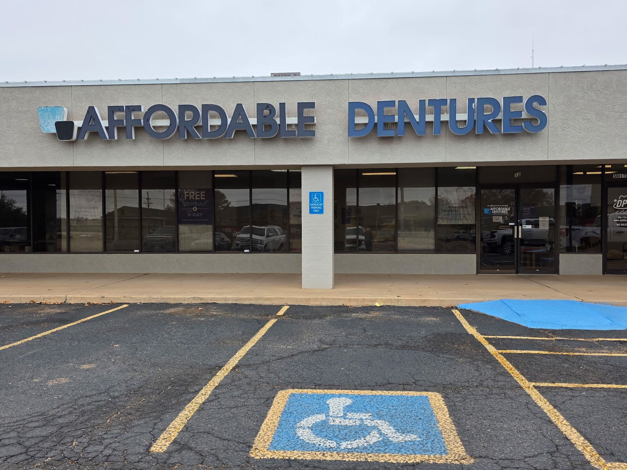 Exterior of Affordable Dentures & Implants in Lubbock, TX