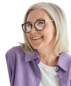 Woman smiling